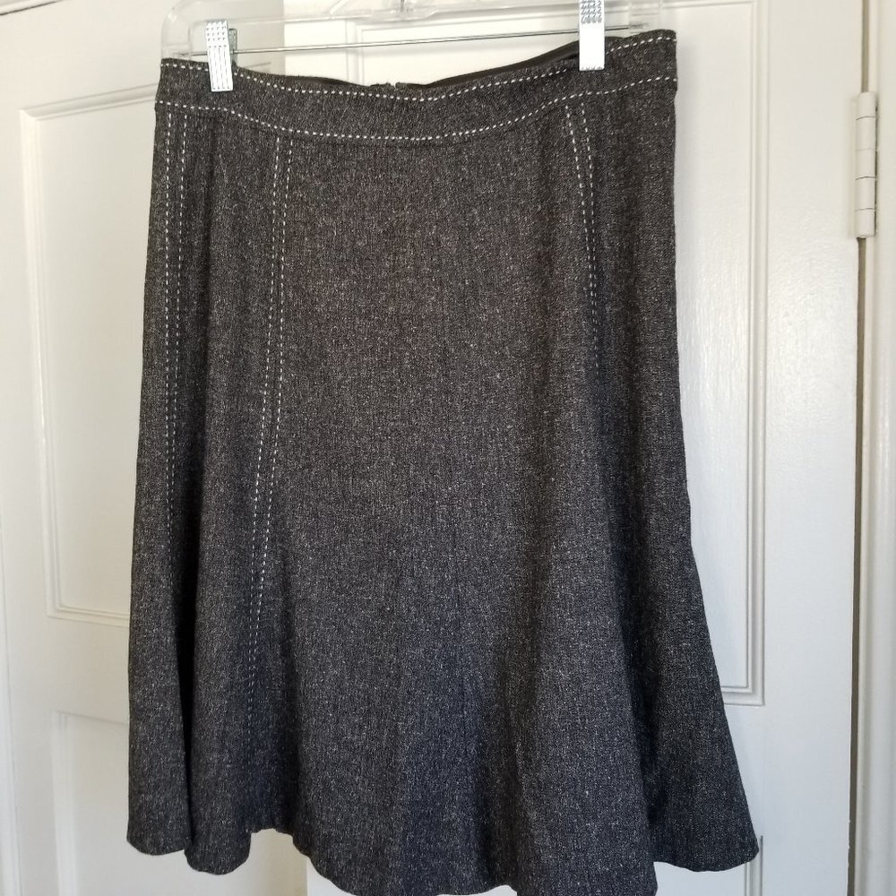 Black House White Market Gray Flared Skirt